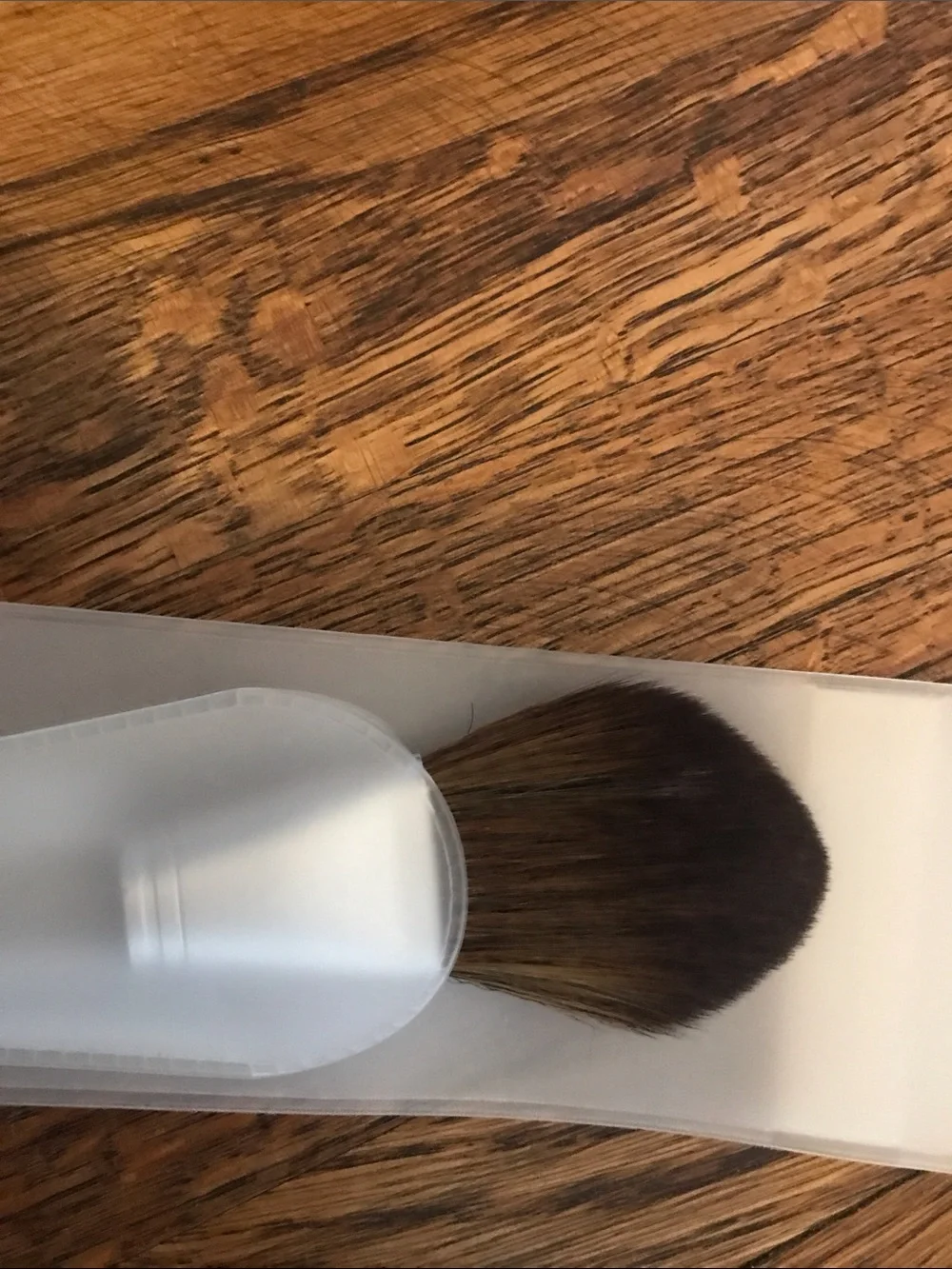 Clinique Powder Foundation Makeup Brush with Protective Sleeve